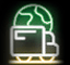 Delivery truck icon with a globe, symbolizing global shipping and logistics services. Represents the interconnectedness of supply chains.